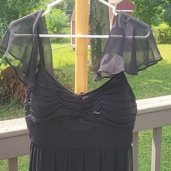 Antonio Melani floor length flutter sleeve sz 10 - Picture 2 of 5